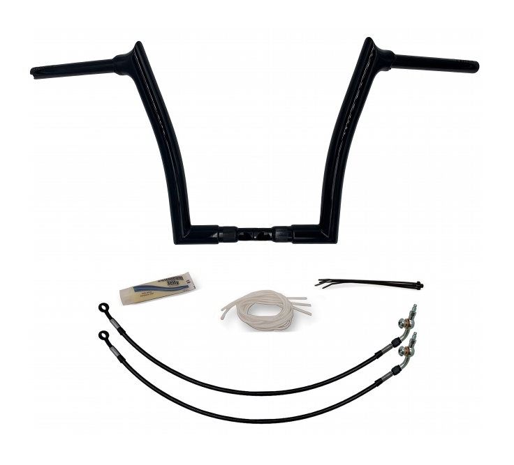 Fat Baggers Inc. 1 1/2" Pointed Top EZ Install Handlebar Kit For Harley