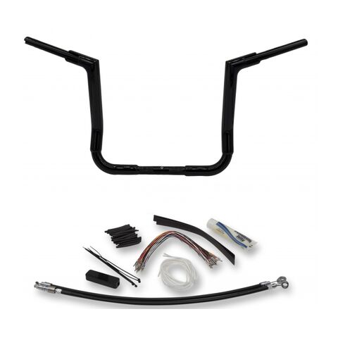 Fat Baggers Inc. 1 1/2" Flat Top EZ Install Handlebar Kit For Harley Touring 2021-2024