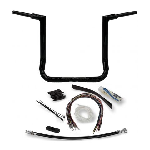 Fat Baggers Inc. 1 1/2" Flat Top EZ Install Handlebar Kit For Harley Touring 2021-2024