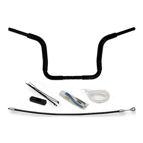 Fat Baggers Inc. 1 1/4" Round Top EZ Install Handlebar Kit For Harley Touring 2008-2013