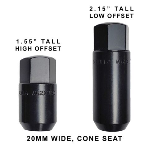 Gorilla Automotive Extended Hex Race UTV Lug Kit 12 x 1.50 Tall