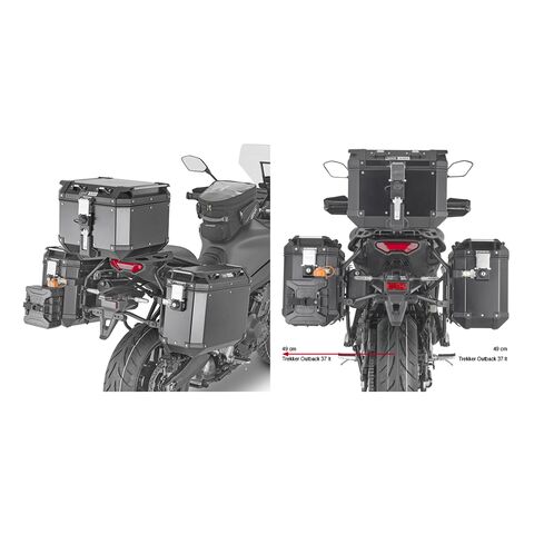 Givi PLO7713CAM Side Case Racks For Outback Side Cases KTM 1290 Super Adventure R / S