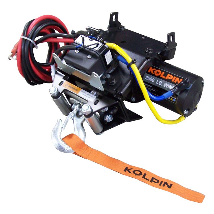 Kolpin Outdoors Quick Mount Steel Cable Winch 2500lb Honda TRX420 / 500 / 520 2014-2024