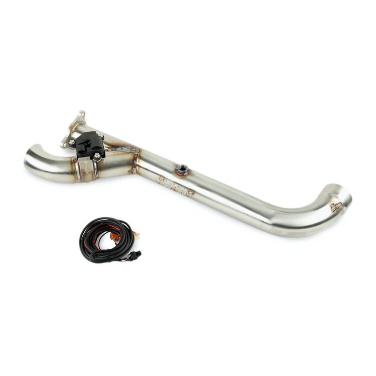 Trinity Racing Side Piece Header Pipe w/ Electronic Cutout Polaris RZR Turbo 2016-2021