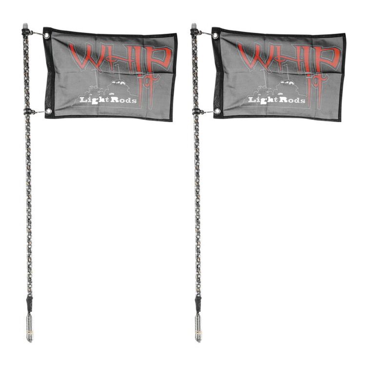 Whip It Black Bluetooth RGB / Chase Light Rod Pair