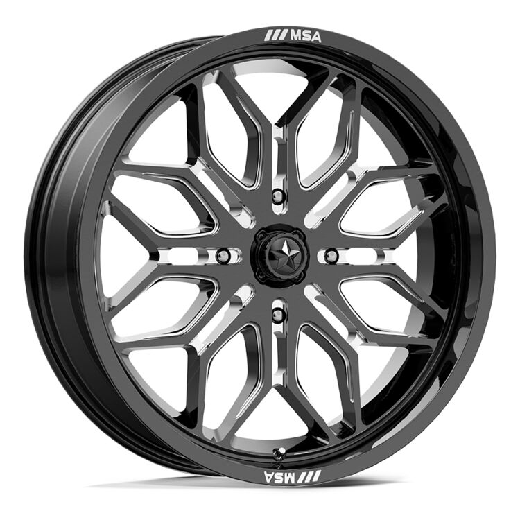 Gloss Black Milled