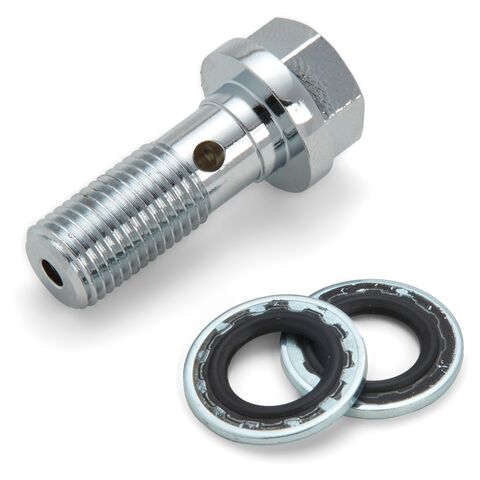 Milwaukee Twins 10mm Brake Line Banjo Bolt