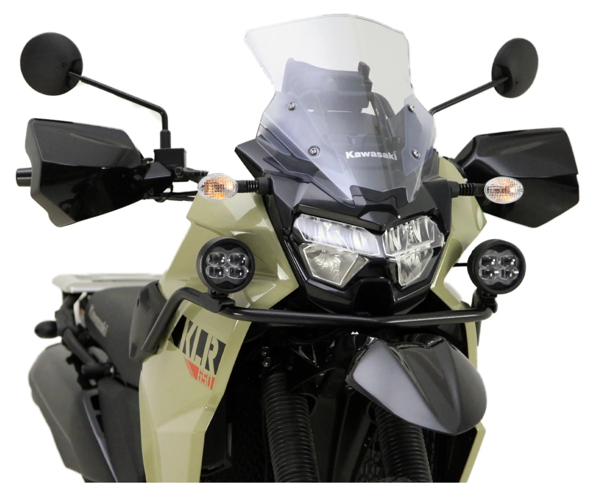 Denali Upper Crash Bar Light Mount Kawasaki KLR650 20222024 Cycle Gear