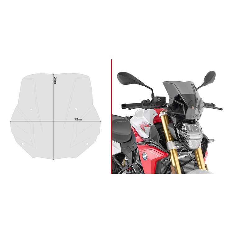 Givi 5139S Windscreen BMW F900R 2021-2024