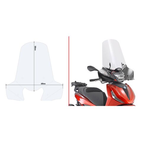 Givi 5616A Windscreen Piaggio Beverly 400 S 2021
