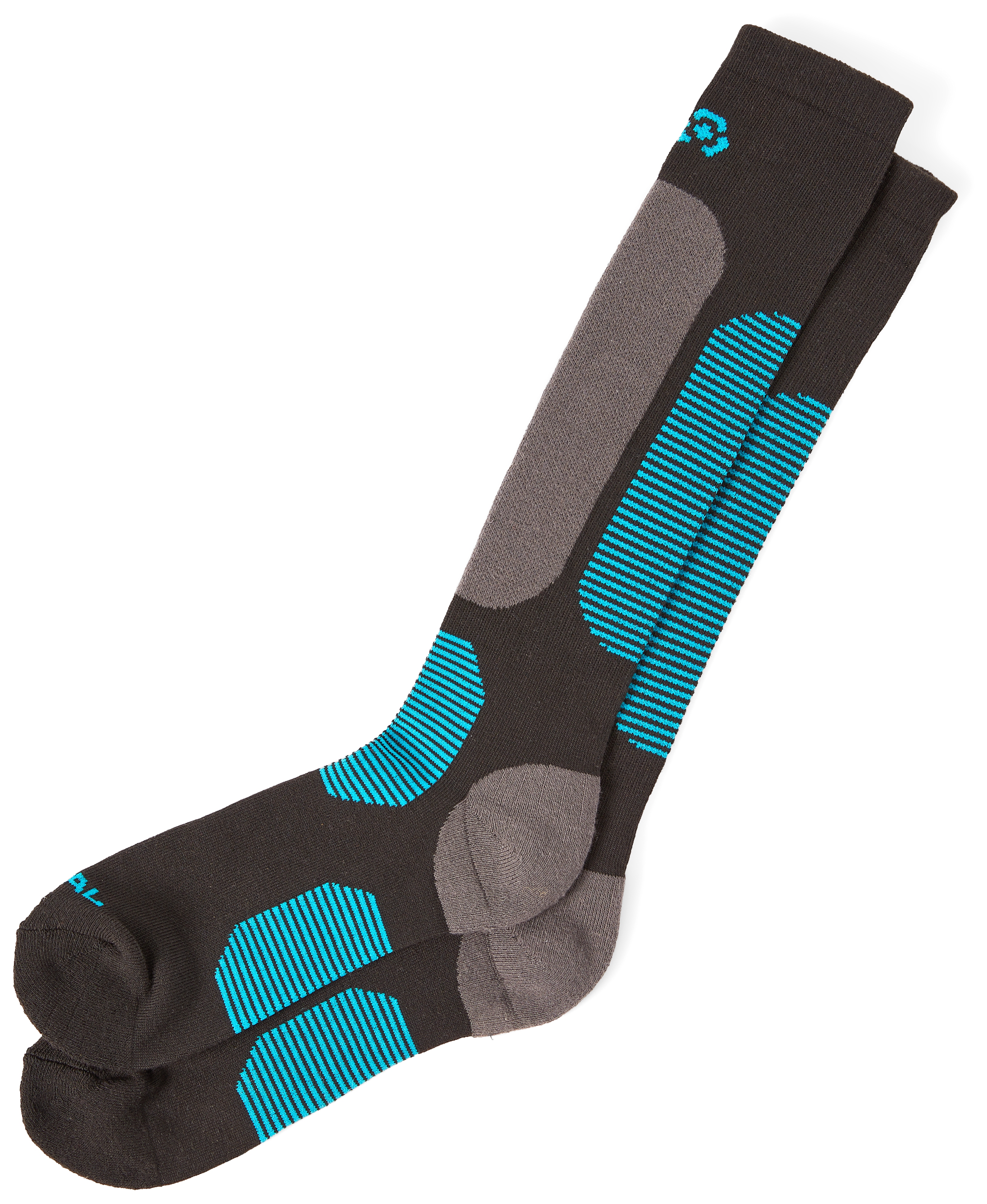 Pacific and Co. Chaussettes de sport pour cyclisme et course à pied, haute qualité CoolMax, chaussettes de tatouage tête de mort, Blanc, rouge, vert, noir, jaune, Medium