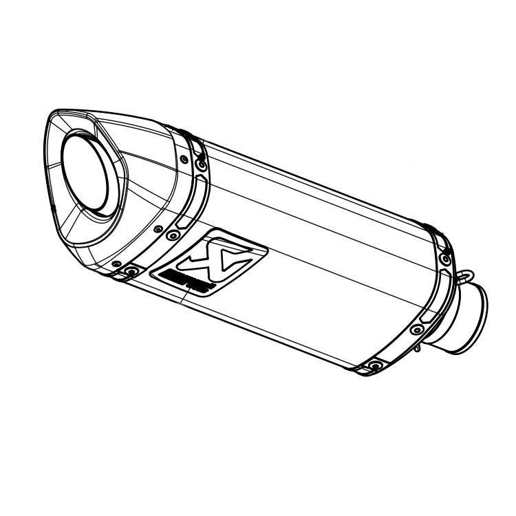 Akrapovic Replacement Muffler