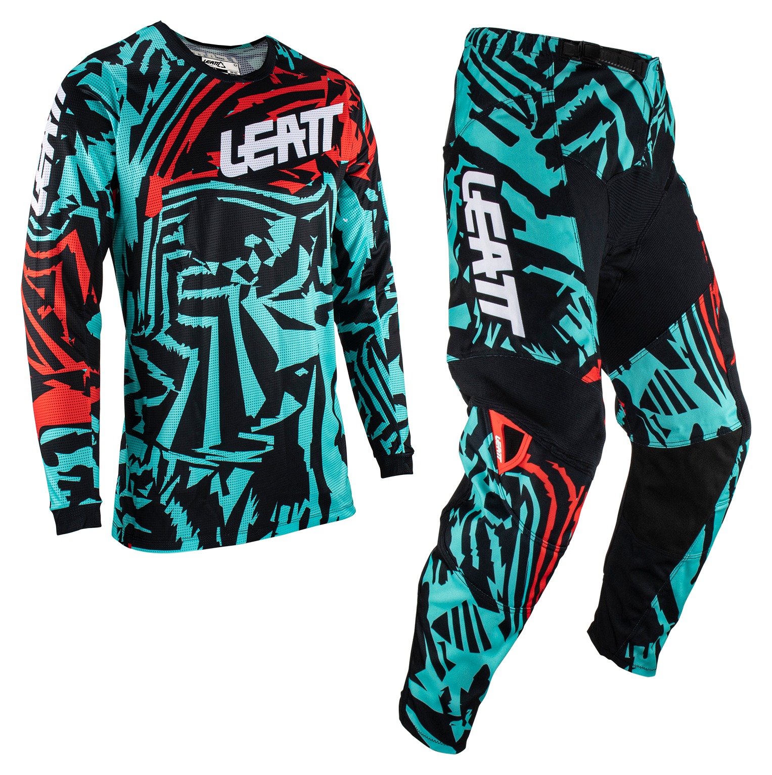 White Riding Kit Leatt Moto 3.5 Ride Kit (3XL) - Cycle Gear