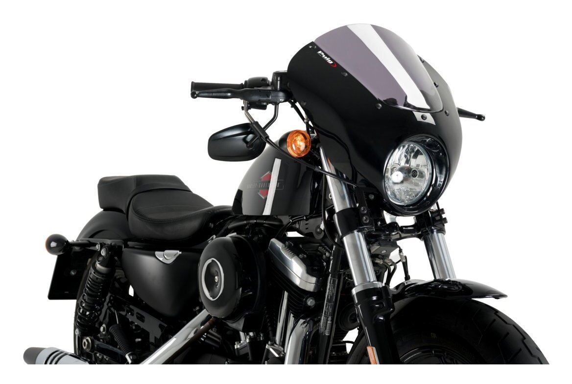 Puig Dark Night Semi-Fairing Harley Davidson Sportster Forty-Eight