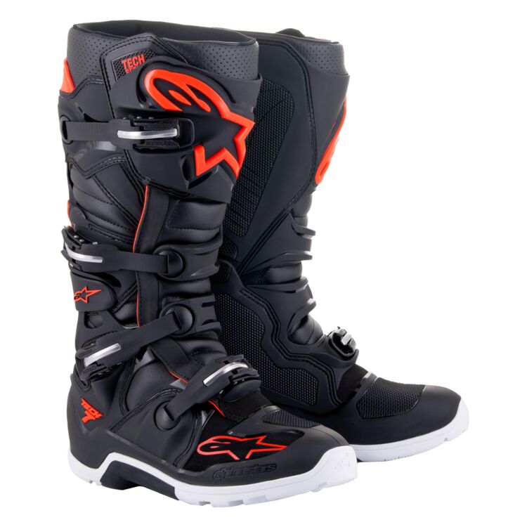 Black/Fluo Red