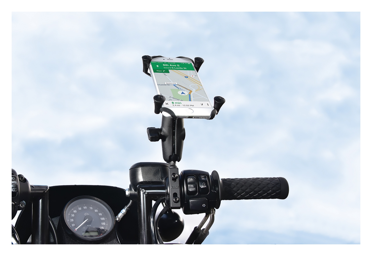 RAM Mounts Universal Cell Phone Holder Kit (Small and Large) - Cycle Gear