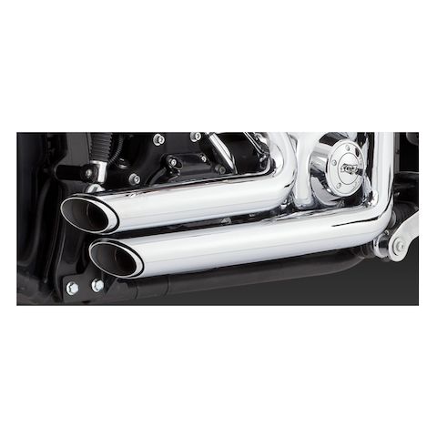 Vance & Hines PCX Shortshots Staggered Exhaust For Harley Softail 2012-2017