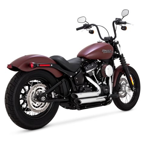 Vance & Hines PCX Shortshots Staggered Exhaust For Harley Softail 2018-2024