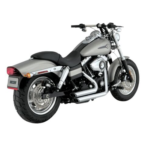 Vance & Hines PCX Shortshots Staggered Exhaust For Harley Dyna 2006-2011