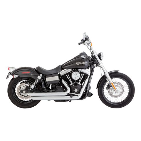 Vance & Hines PCX Big Shots Staggered Exhaust For Harley Dyna 2006-2017