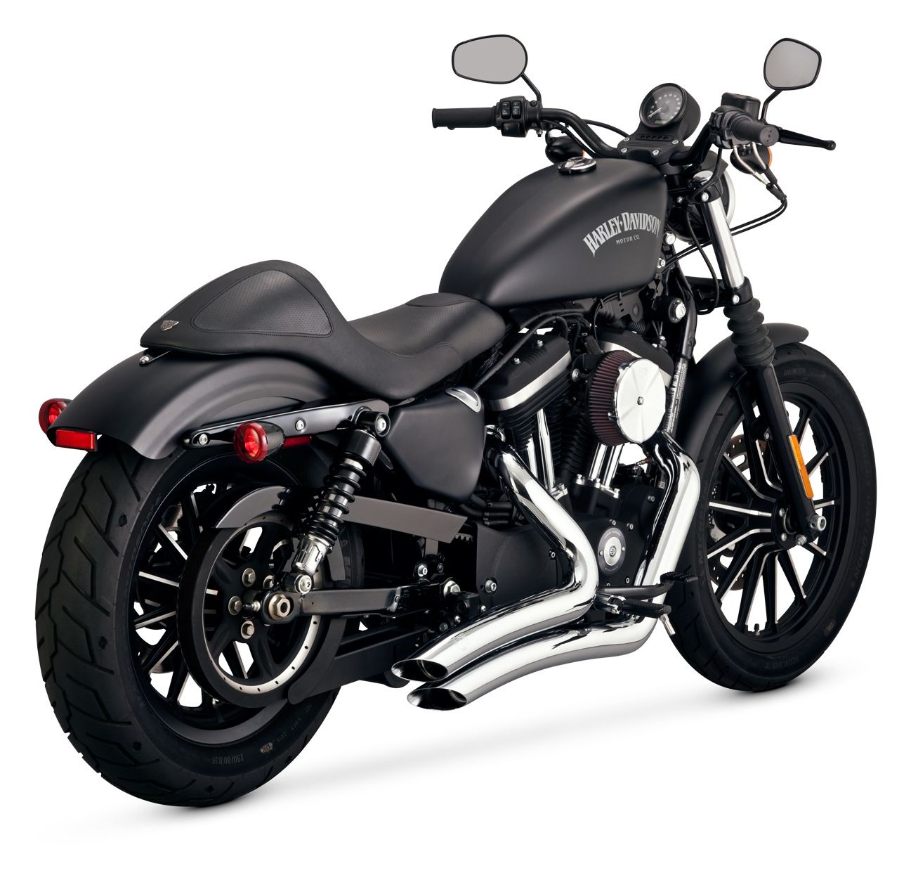 【超激レアMADE IN USA】Harley-Davidson Mサイズ Vance & Hines PCX Big Radius 2-Into-2 Exhaust For Harley Sportster
