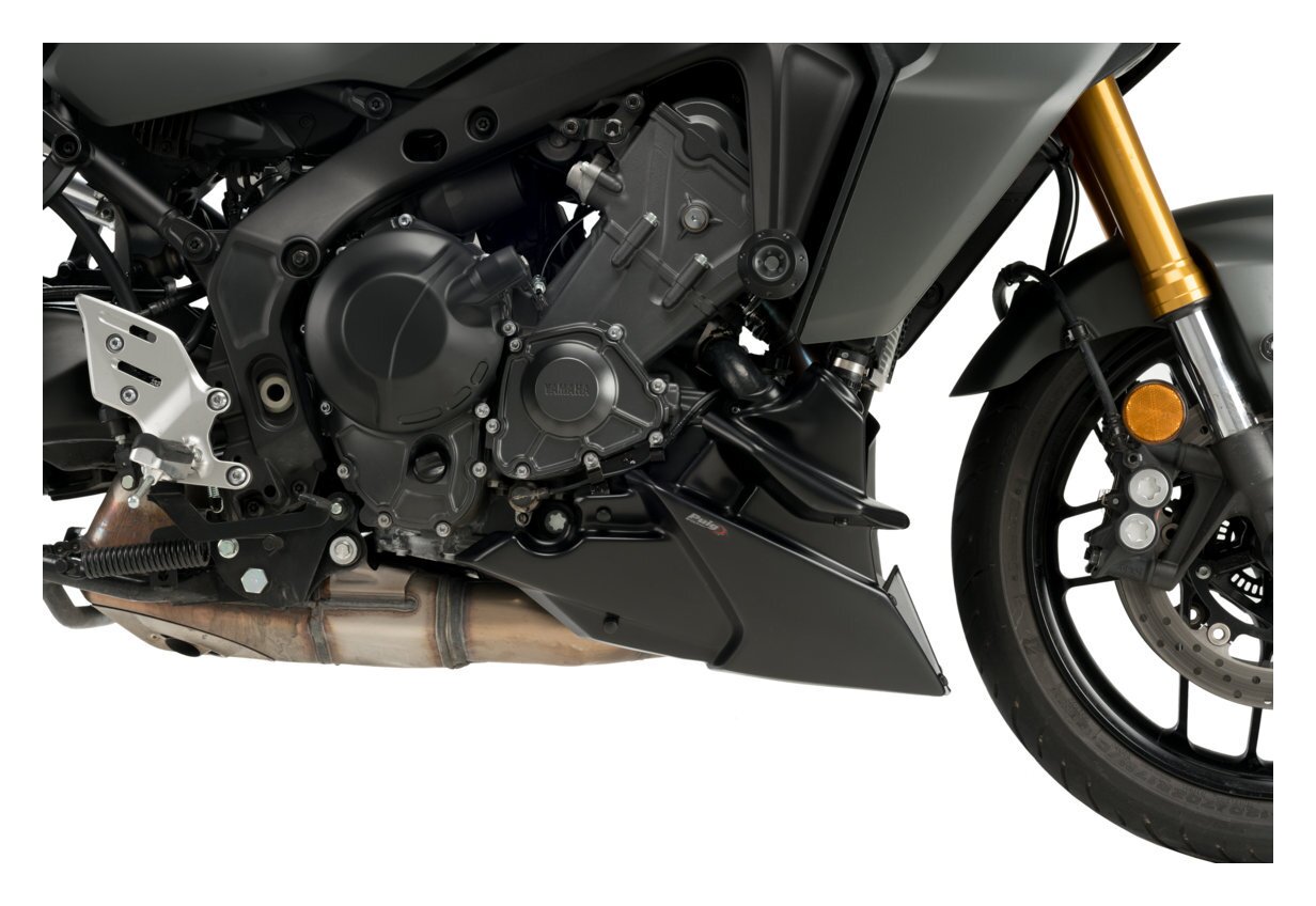 TAZGANTAX Motorcycle Bellypan Lower Engine Fairing Cover Engine Spoiler Body Frame Kit Compatible With Ya-maha MT-09 MT09 MT 09 SP 2021 2022 2023 Belly Pan Under Cover (Matte Black), Fairing Kits - Canada - View #2