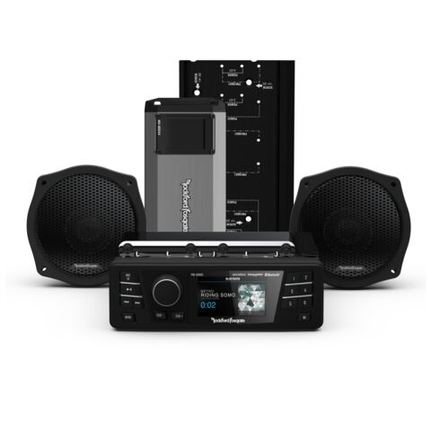 Rockford Fosgate Gen-3 PMX Stage 2 Audio Kit For Harley FLHT / FLHX 1998-2013