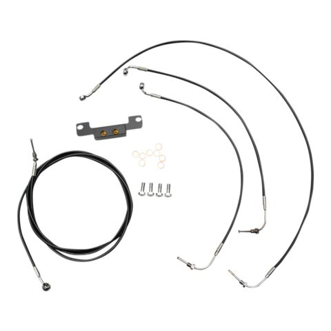 LA Choppers Handlebar Cable And Brake Line Kit For Harley Road Glide / Road King w/ ABS 2021-2025