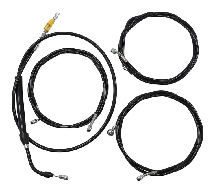 LA Choppers Handlebar Cable Brake Line And Wire Kit For Road Glide / Road King w/ ABS 20212023