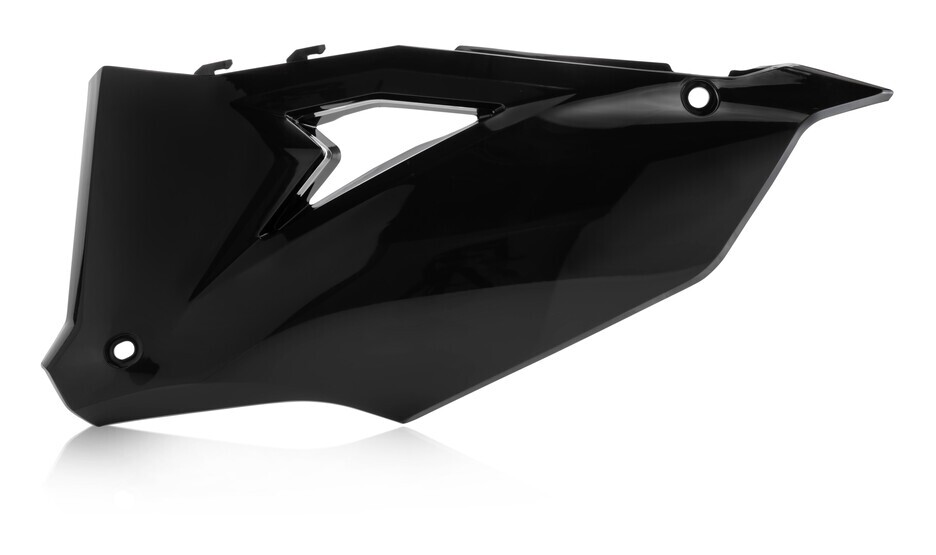 Polisport Kawasaki Side Panels KX 250 2021 - 2022 KX 450 2019 - 22, Black main image 1