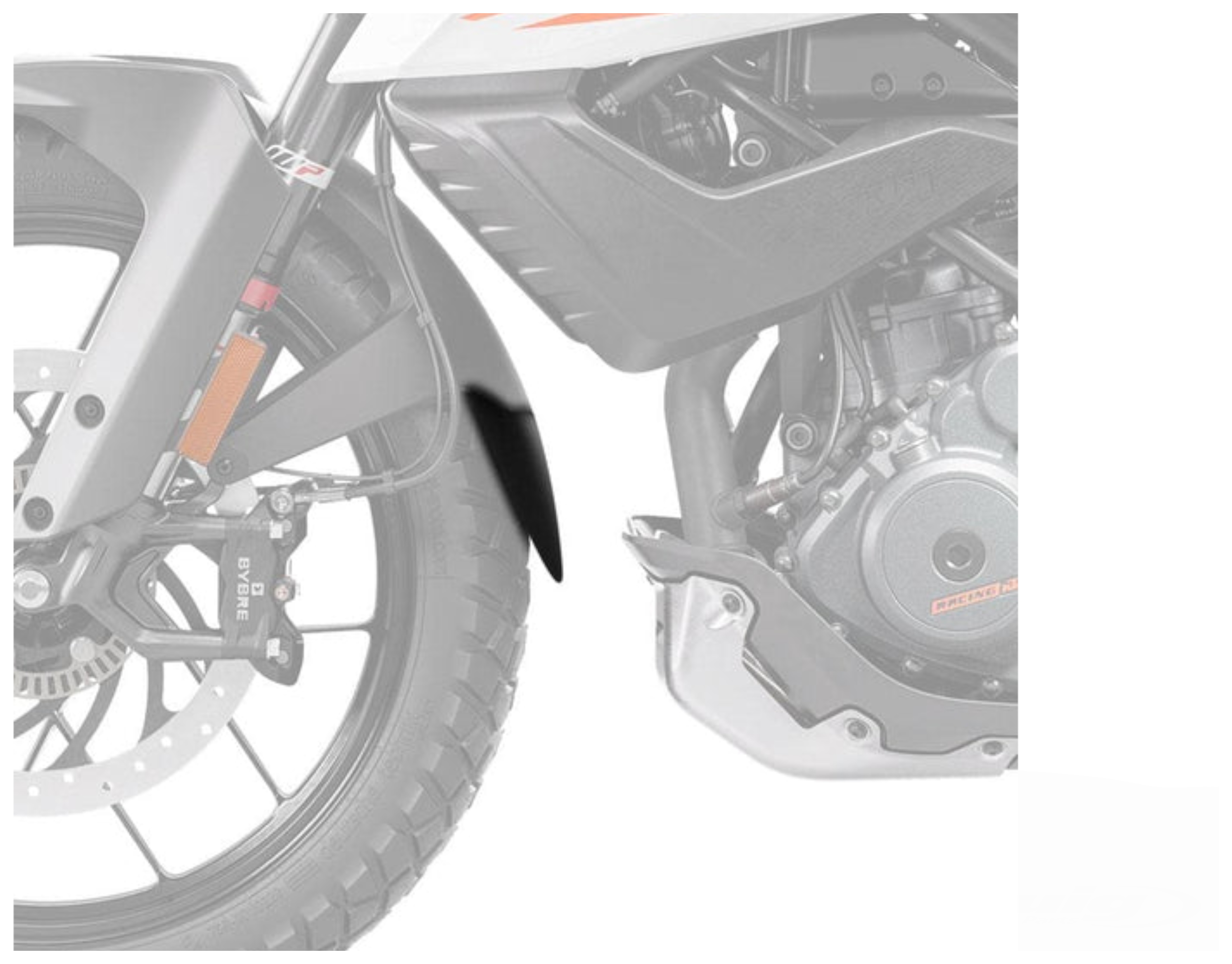 Puig Front Fender Extender KTM 390 Adventure 20202024 Cycle Gear