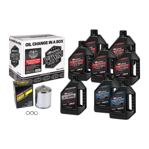 Maxima V-Twin Complete Oil Change Kit For Harley