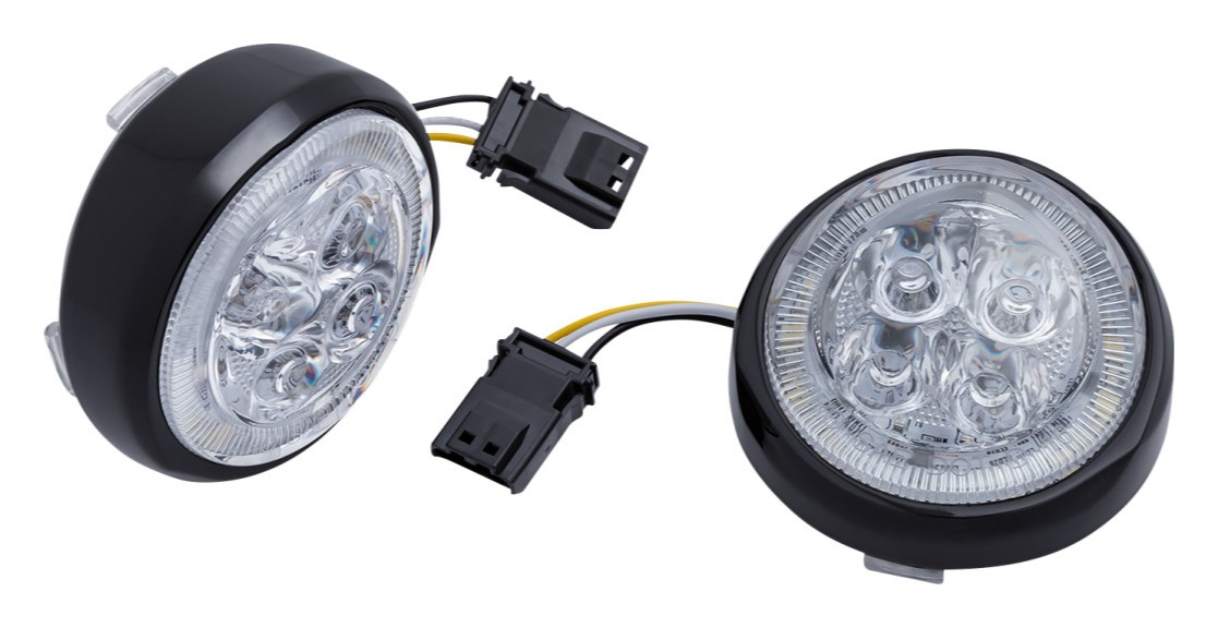 Ciro LED Fang Front Turn Signals For Harley CVO 20162022 Cycle Gear