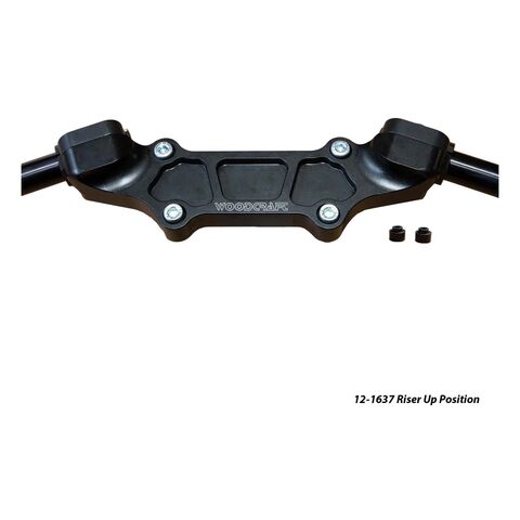 Woodcraft Clip-On Risers w/ Adapter Plate Ducati Monster 937 2021-2024