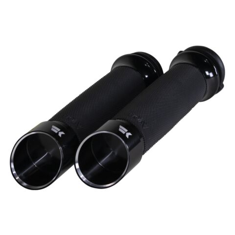 Khrome Werks Edge Custom Contour Grips For Harley With Throttle by Wire