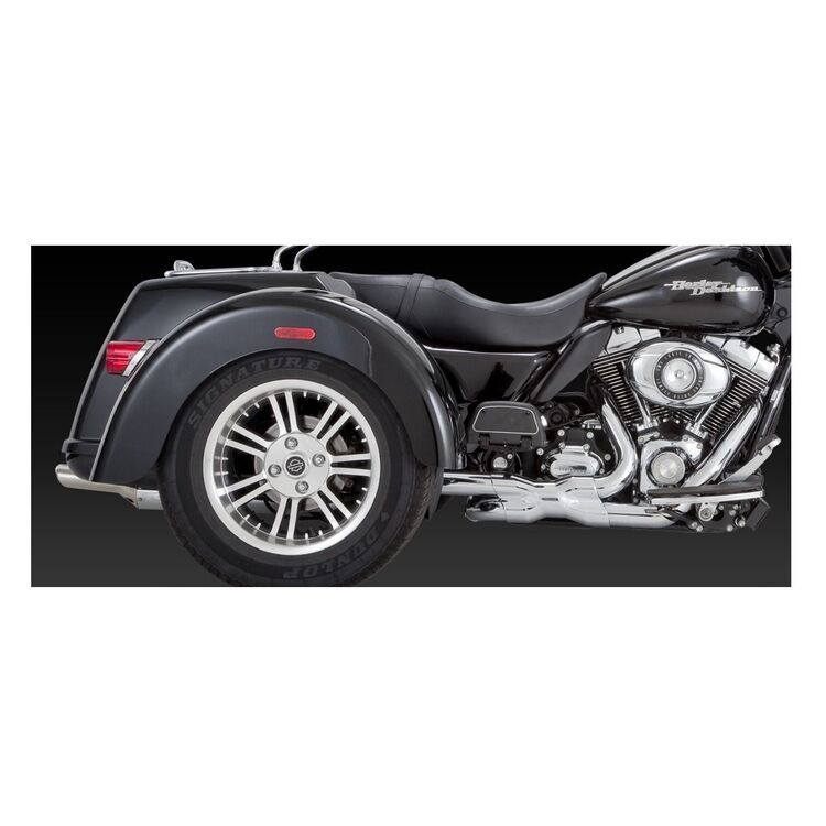 Vance & Hines Deluxe Slip-On Mufflers For Harley Trike 2009-2022 Slip On / Chrome [Previously Installed]
