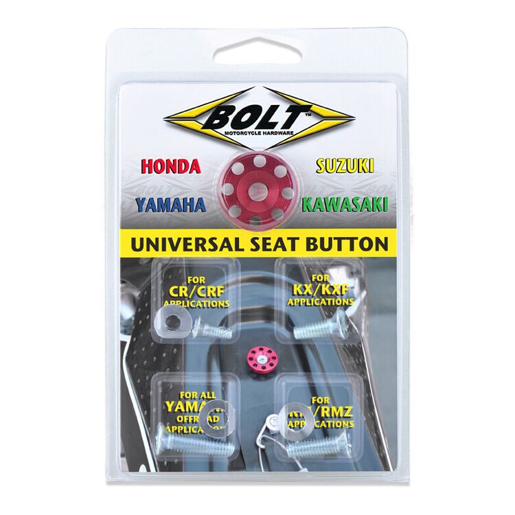 Bolt Hardware Anodized Seat Button