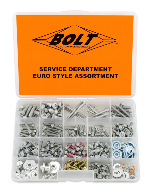 Bolt Hardware Euro Style Bolt Kit Cycle Gear