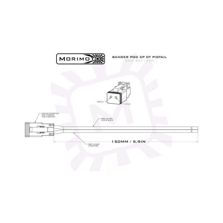 2-Pin DT Connector 1 / 2 / 4Banger