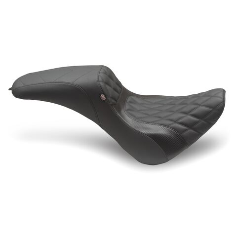 Mustang Tripper Fastback Diamond Stitch Seat For Harley Softail Street Bob 2018-2025