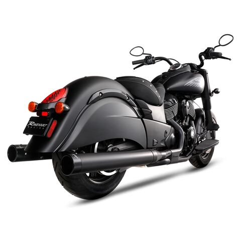 Rinehart 4" DBX40 Slip-On Mufflers For Indian 2014-2025