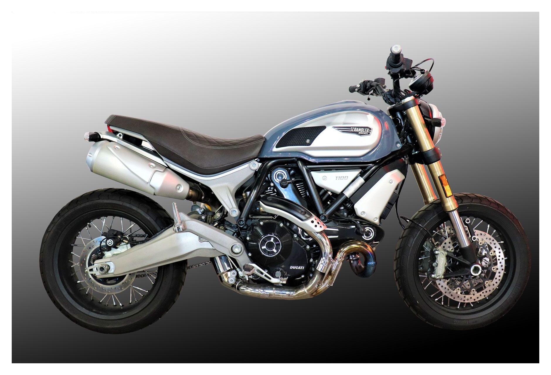 TechSpec Snake Skin Tank Pads Ducati Scrambler 2022-2023 - Cycle Gear