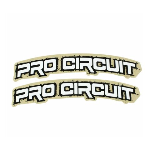 Pro Circuit Retro Fender Stickers