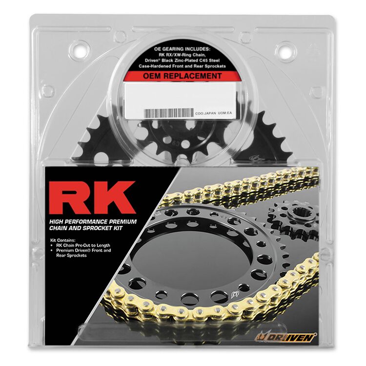 RK 530 GXW OEM Replacement Chain and Sprocket Kit Suzuki GSX1300R Hayabusa 1999-2007