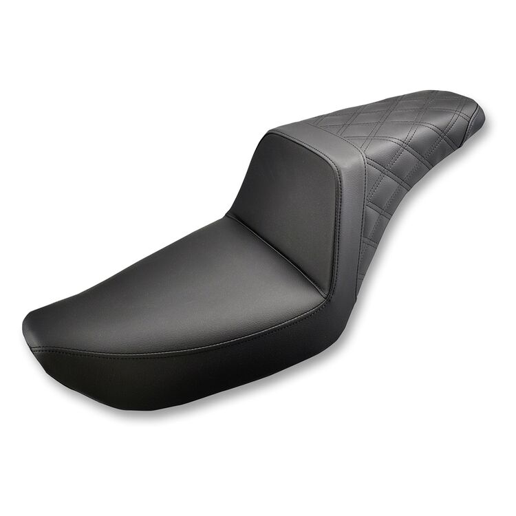 Saddlemen Step-Up LS Lattice Stitch Seat For Harley Softail FLS / FXS