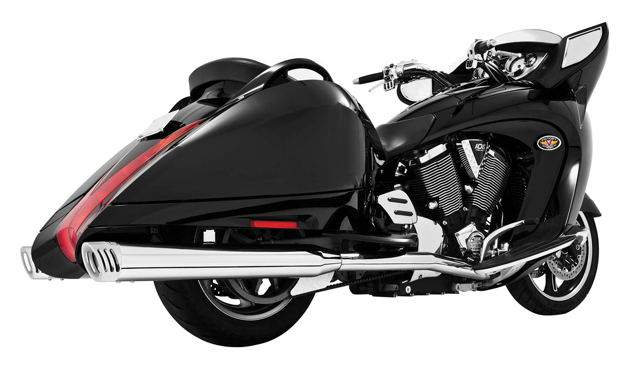 Freedom Performance 4" Racing TrueDual Exhaust Victory Vision 2008