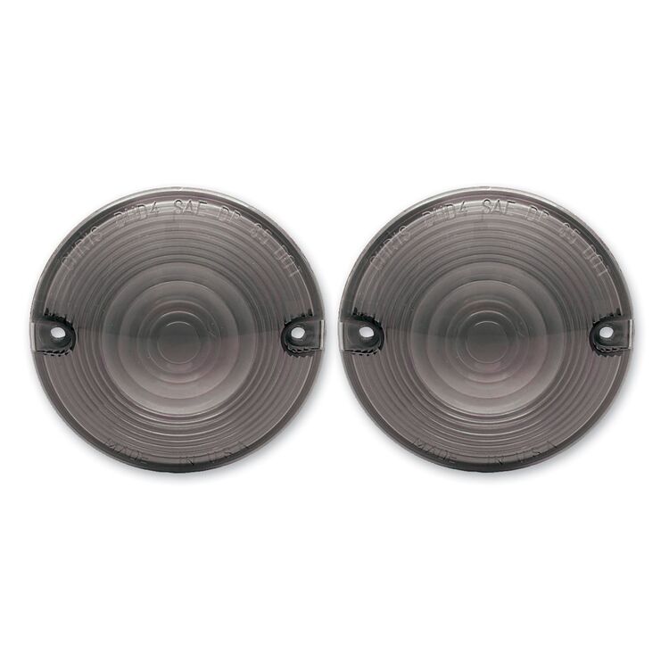 Kuryakyn Replacement Smoke Turn Signal Lenses For Harley 1986-2022