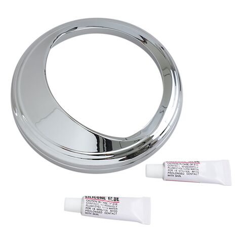 Kuryakyn Speedometer Trim Ring With Visor For Harley 1968-2025