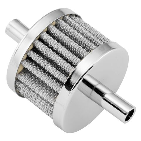 Drag Specialties Dual Inlet Crankcase Filter Breather Element For Harley 1988-2006