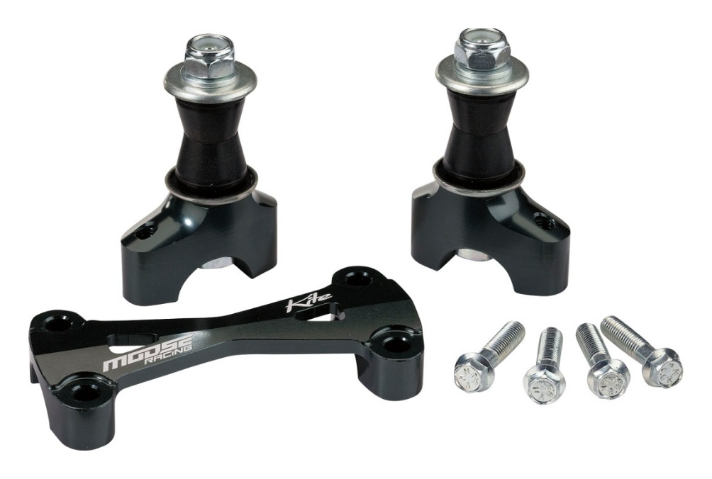Moose Racing 11/8" Rubber Mounted Riser Kit With Bar Mount Cycle Gear